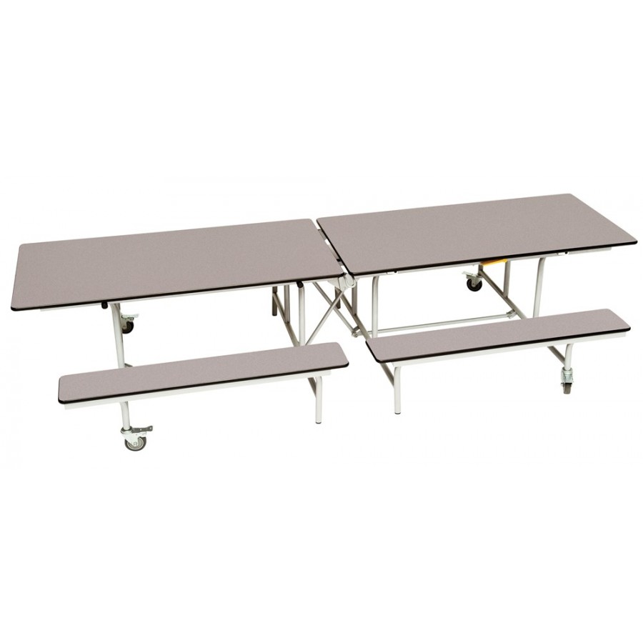 Rectangular Mobile Folding Bench Unit